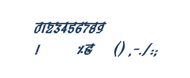 Bitling vedas Bold Italic Other Characters