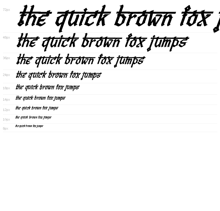 Bitling vedas Bold Italic Waterfall