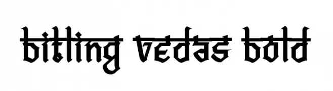 Bitling vedas Bold  baixar fontes gratis