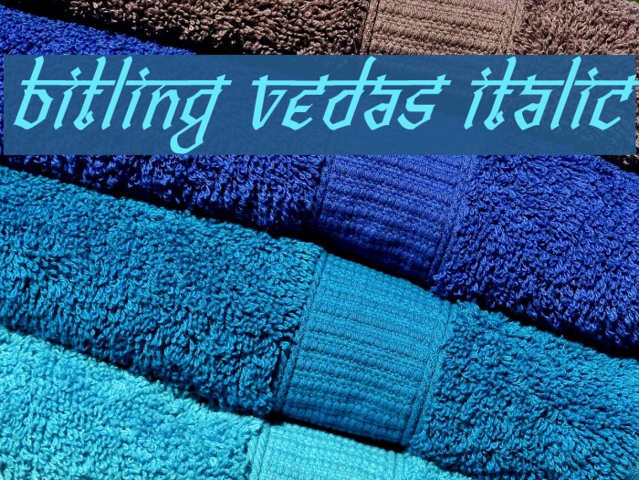 Bitling vedas Italic Example 2