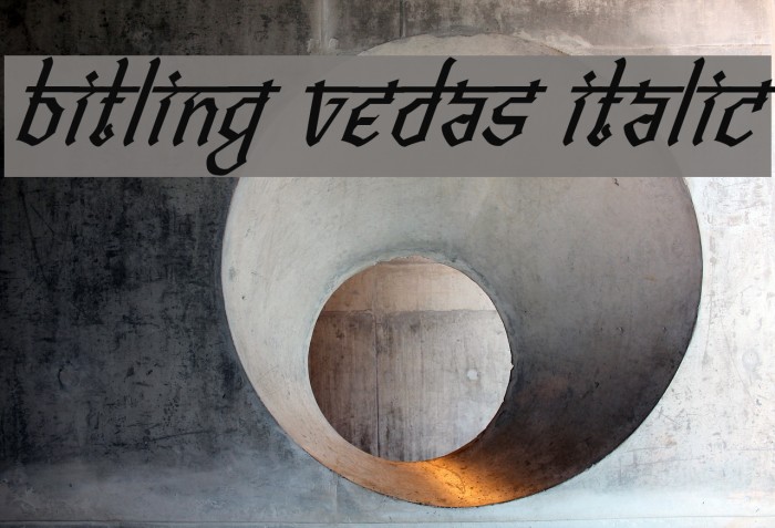 Bitling vedas Italic Example 3