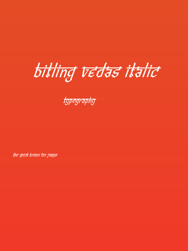 Bitling vedas Italic Poster