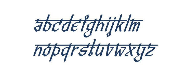 Bitling vedas Italic Lowercase