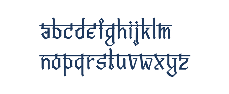 Bitling vedas Regular Lowercase
