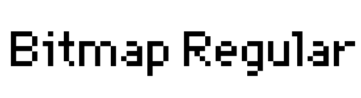 Bitmap Regular  नि: शुल्क फ़ॉन्ट्स डाउनलोड