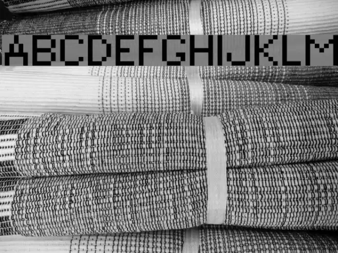 Bitmap Regular フォント examples