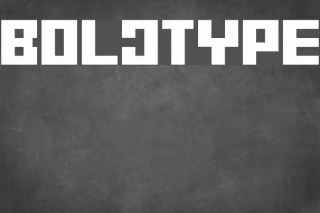 BitmapperOLDTYPE फ़ॉन्ट examples