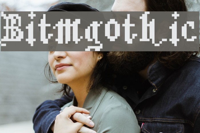Bitmgothic Font examples