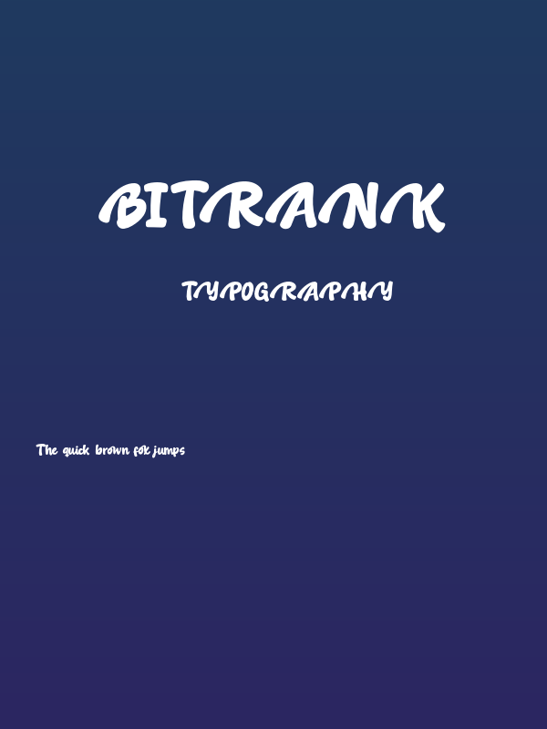 Bitrank Poster