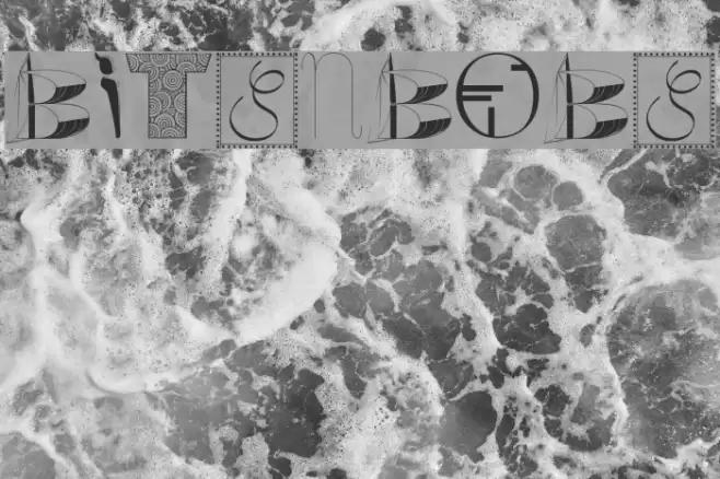 BitsNBobs Font examples