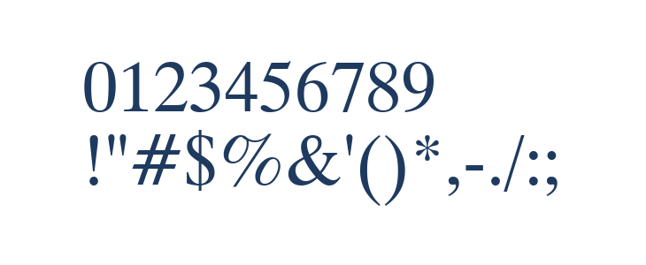 Bitstream CyberBase Other Characters