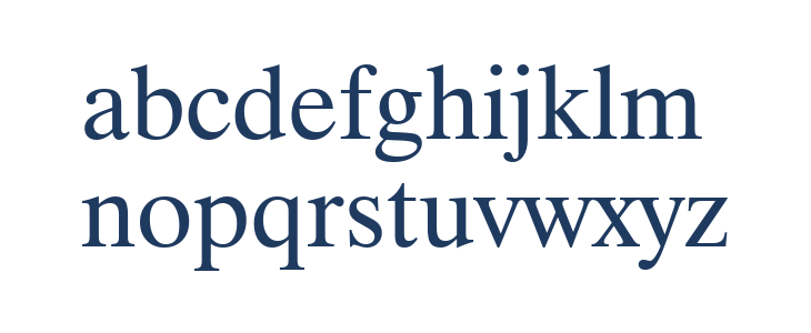 Bitstream CyberBase Lowercase