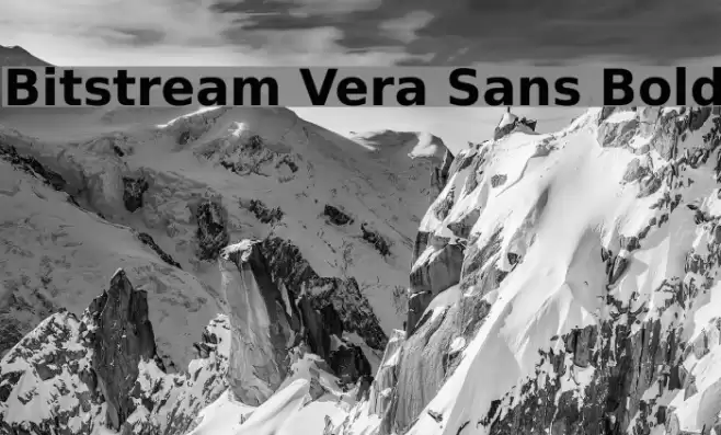 Bitstream Vera Sans Bold Fuentes examples