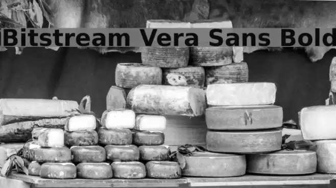 Bitstream Vera Sans Bold Fuentes examples