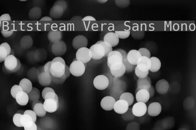 Bitstream Vera Sans Mono خط examples