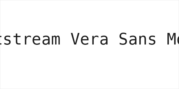 Bitstream Vera Sans Mono Logo