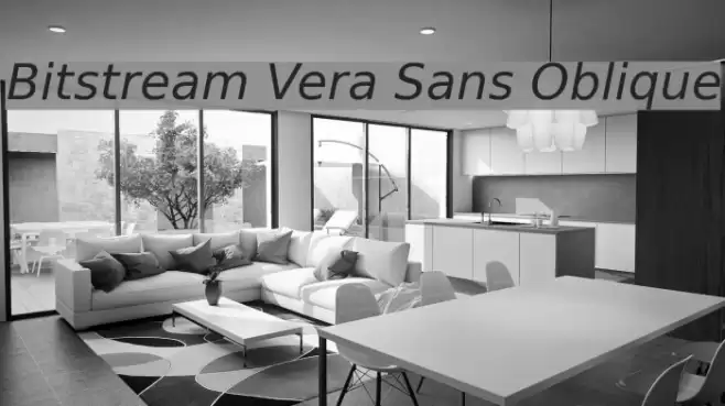 Bitstream Vera Sans Oblique フォント examples