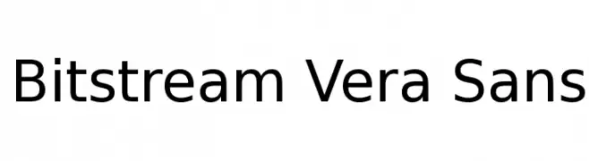 Bitstream Vera Sans  baixar fontes gratis