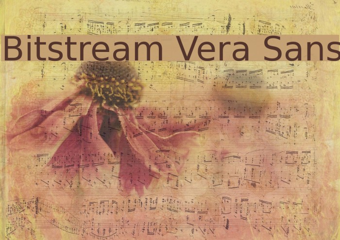 Bitstream Vera Sans フォント examples