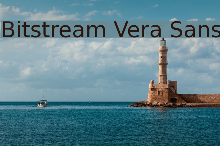 Bitstream Vera Sans フォント examples