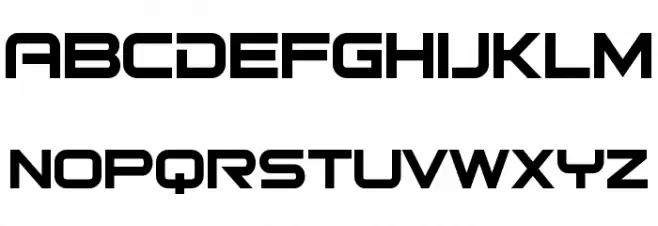 Bitsumishi フォント 大文字