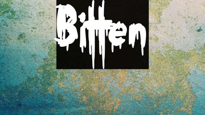 Bitten خط examples