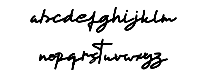 Bitter Ballen Font LOWERCASE