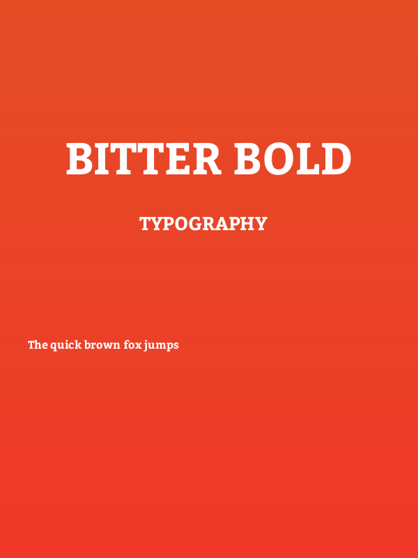 Bitter Bold Poster