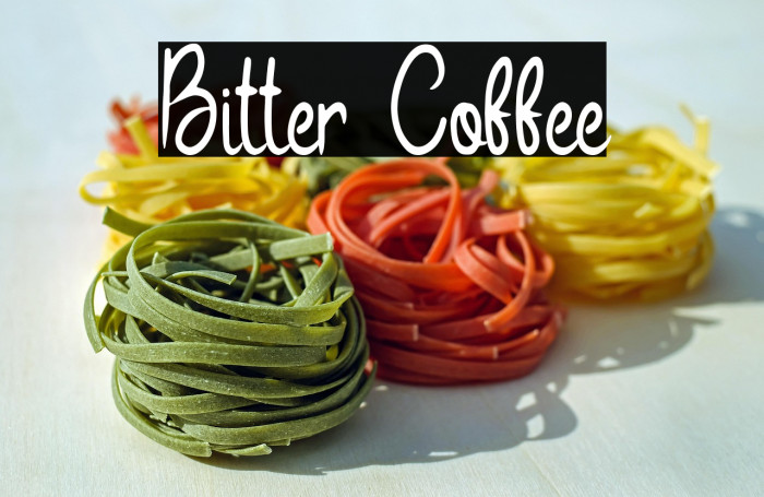 Bitter Coffee Example 1