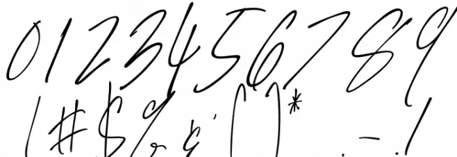 Bitter Mind Font OTHER CHARS