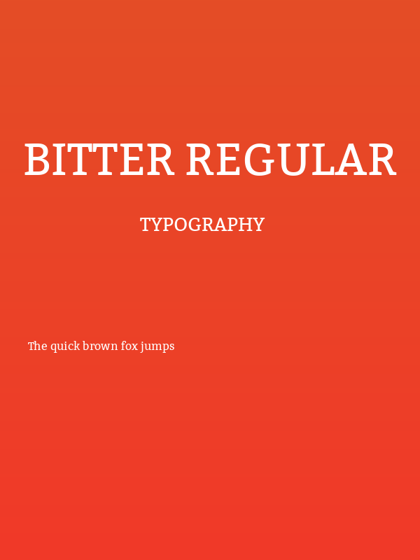 Bitter Regular Poster