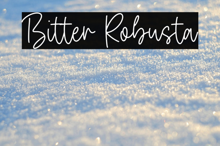 Bitter Robusta Example 3