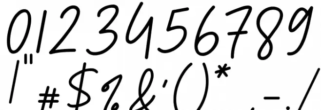 Bitter Signature DEMO! DEMO! Fuentes OTROS CHARS