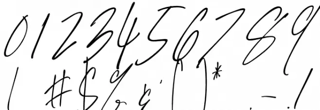 BitterMind Font OTHER CHARS