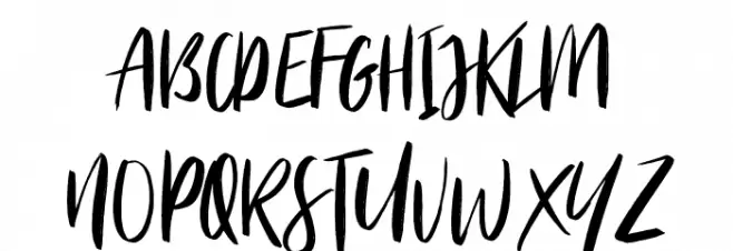 BitterRoseDEMO-Regular Шрифта ВЕРХНИЙ