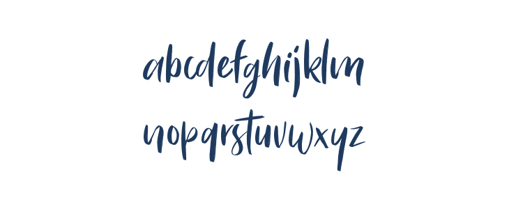 BitterRoseDEMO-Regular Lowercase