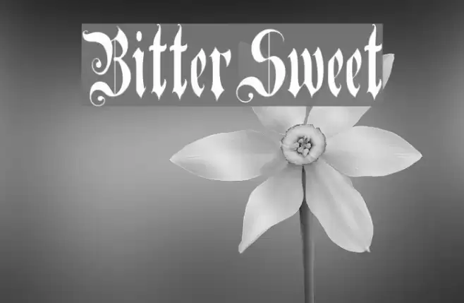 BitterSweet Font examples