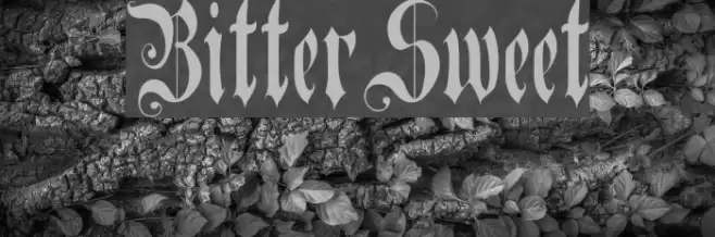 BitterSweet Font examples