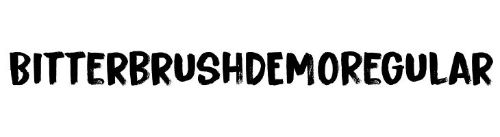Bitterbrush DEMO Regular Font