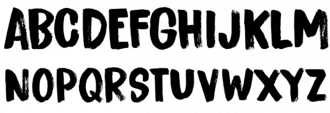 Bitterbrush DEMO Regular Schriftart Groß