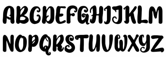 Bittermilk Font Litere mari