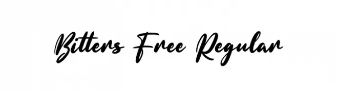 Bitters Free Regular  免费字体下载