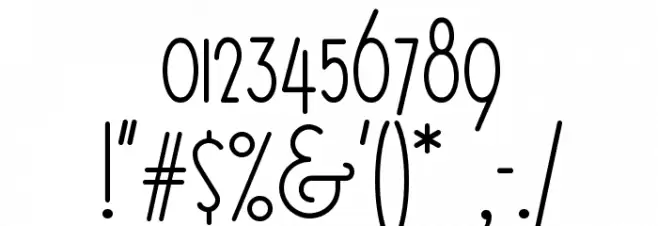 Bittersweet NF Font OTHER CHARS