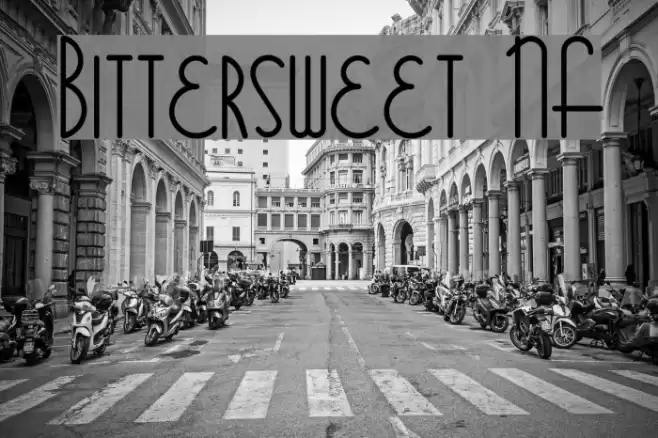 Bittersweet NF Font examples