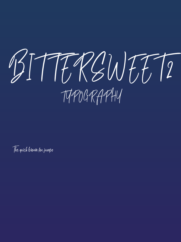 Bittersweet2 Poster