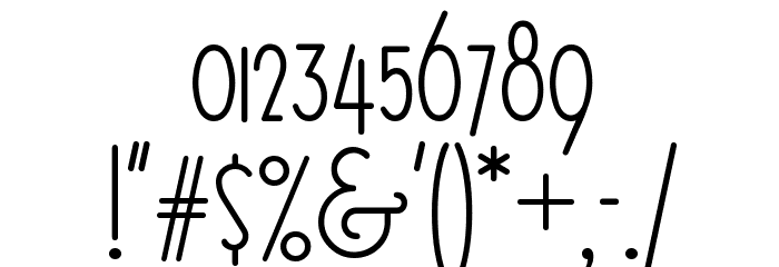 BittersweetNF Font OTHER CHARS