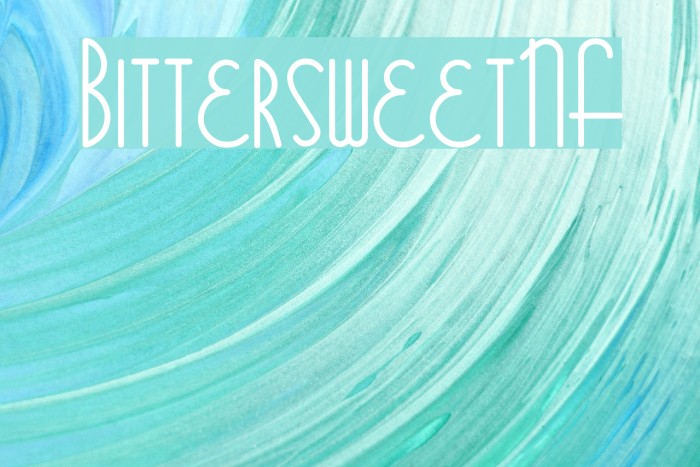BittersweetNF Font examples