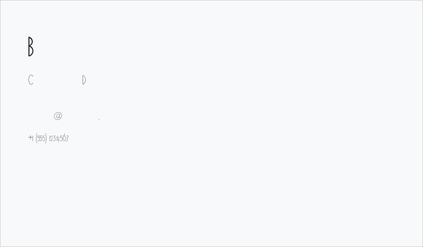 Bittersweet Business Card