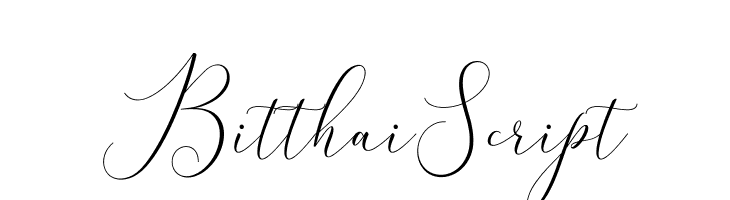 BitthaiScript  免费字体下载