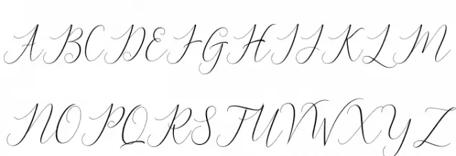 BitthaiScript Schriftart Groß
